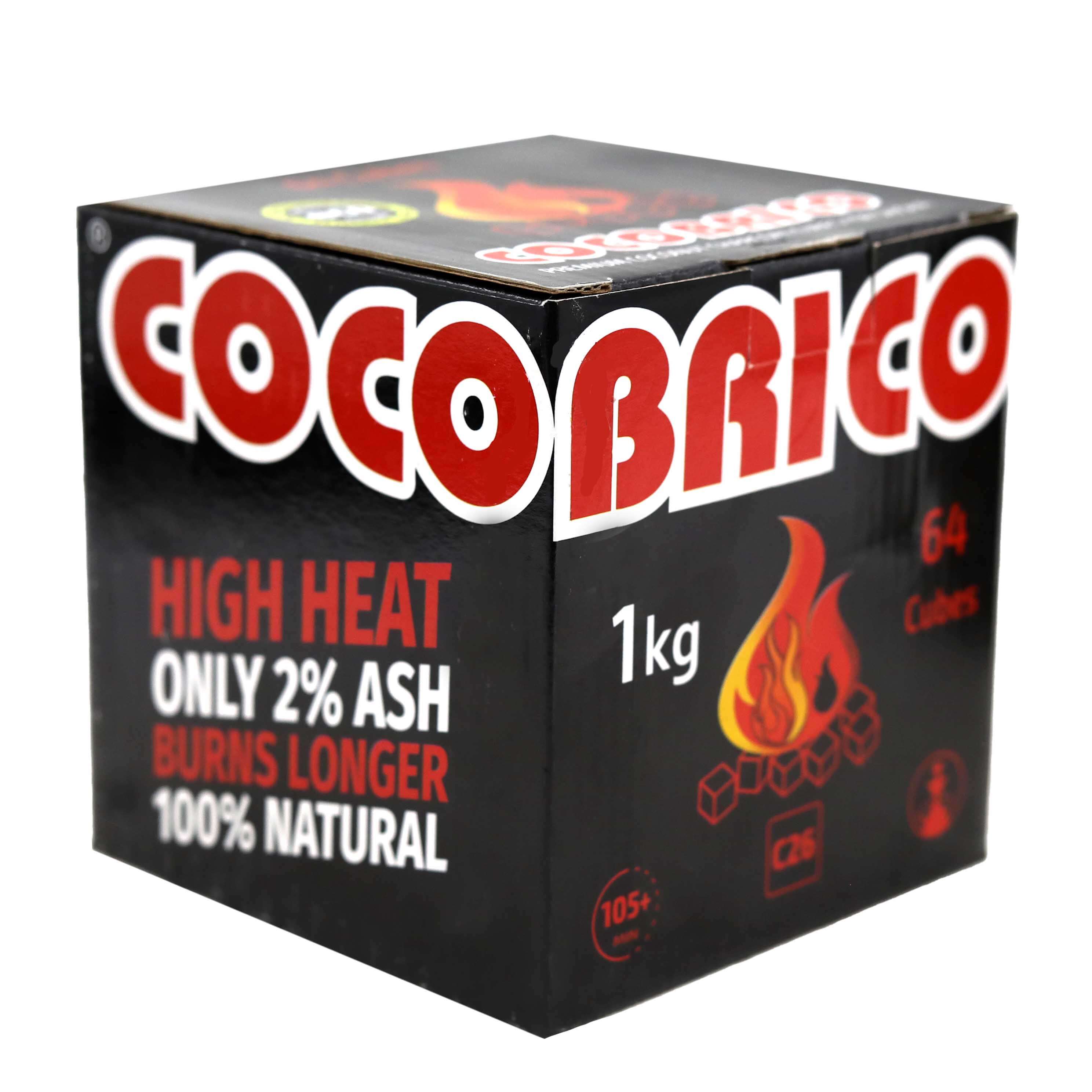 Coco Brico Hookah Charcoal | 64 Cubes | 1kg product image